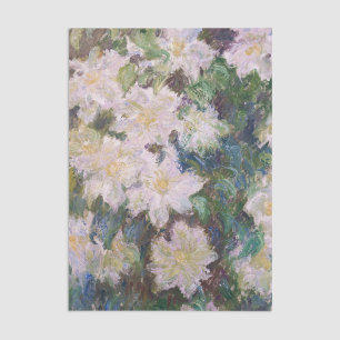 Claude Monet - White Clematis Tissuepapier