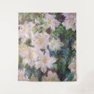 Claude Monet - White Clematis Wandkleed