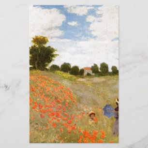 Claude Monet // Wild Poppies Briefpapier