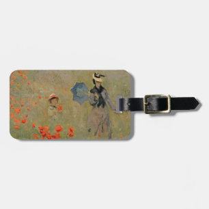 Claude Monet   Wilde papaver nabij Argenteuil Bagagelabel
