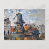 Claude Monet - Windmill, Amsterdam Briefkaart (Voorkant)