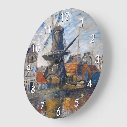 Claude Monet - Windmill, Amsterdam Grote Klok (Hoek)