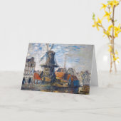 Claude Monet - Windmill, Amsterdam Kaart (Gele Bloem)