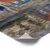 Claude Monet - Windmill, Amsterdam Poster (Hoek)