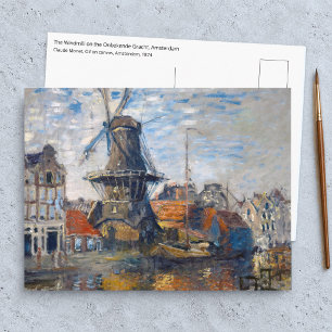 Claude Monet - Windmolen, Amsterdam Briefkaart