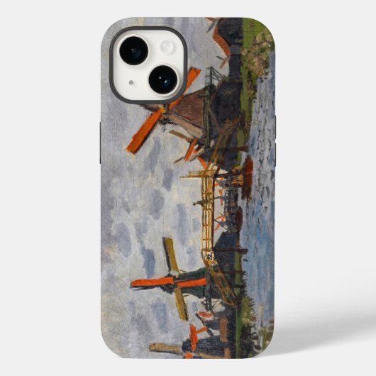 Claude Monet - Windmolens bij Zaandam Case-Mate iPhone Case (Achterkant)
