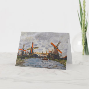 Claude Monet - Windmolens bij Zaandam Kaart