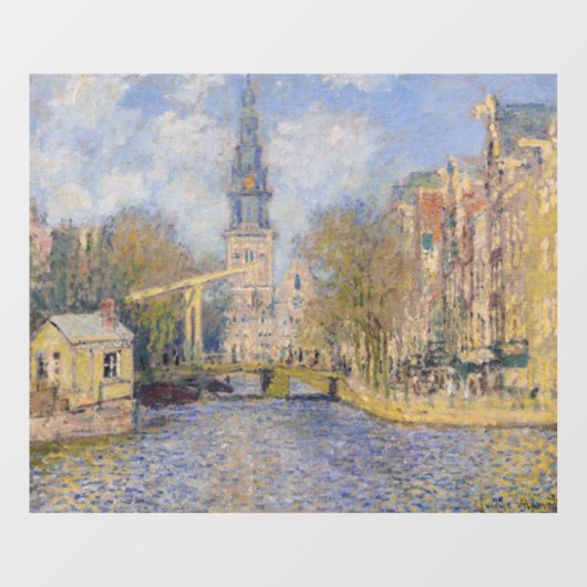 Claude Monet - Windmolens bij Zaandam Raamsticker (Vel)
