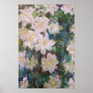 Claude Monet - Witte Clematis Poster
