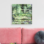 Claude Monet | Witte waterlionen, 1899 Canvas Afdruk (Insitu (Woonkamer))