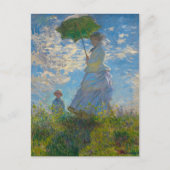 Claude Monet Woman met een parasol Briefkaart (Voorkant)