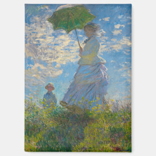 Claude Monet Woman met een parasol Magneet