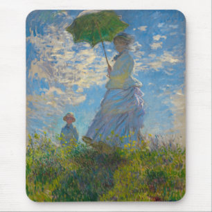 Claude Monet Woman met een parasol Muismat