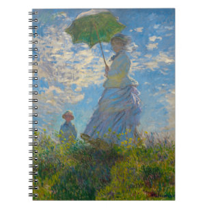 Claude Monet Woman met een parasol Notitieboek
