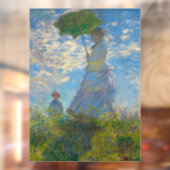 Claude Monet Woman met een parasol Raamsticker (Vel 2)