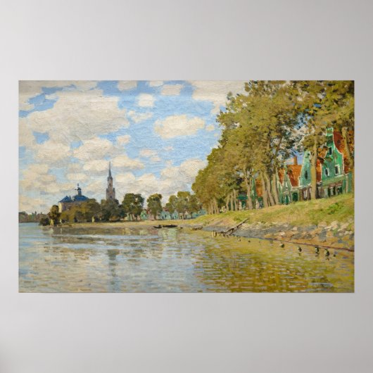 Claude Monet - Zaandam Poster (Voorkant)