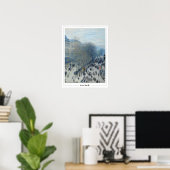 Claude Monet Zedign Affiche d'art #3 (Bureau à domicile)