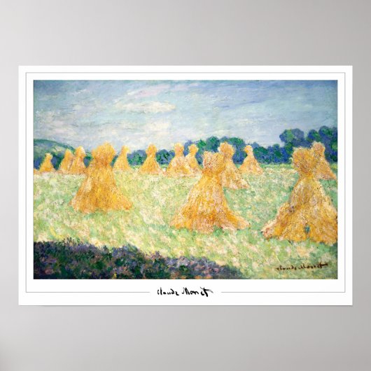 Claude Monet Zedign Art Affiche #34-2 (Devant)