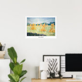 Claude Monet Zedign Art Affiche #34-2 (Bureau à domicile)
