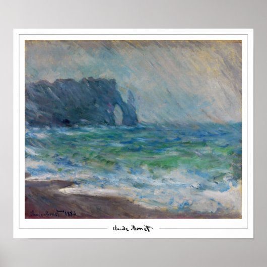 Claude Monet Zedign Art Poster #22 (Voorkant)