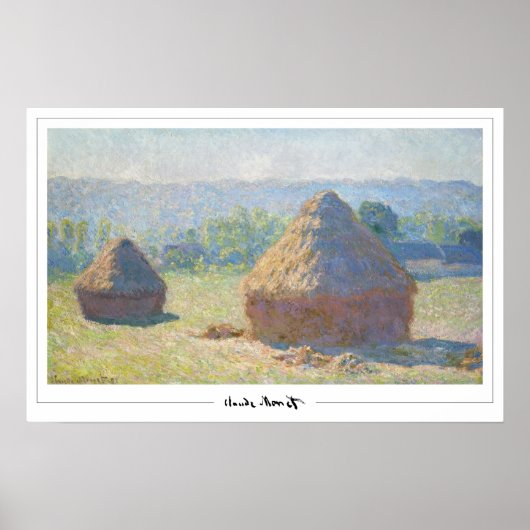 Claude Monet Zedign Art Poster #31 (Voorkant)