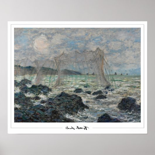 Claude Monet Zedign Art Poster #31-2 (Voorkant)