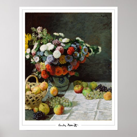 Claude Monet Zedign Art Poster #32-2 (Voorkant)