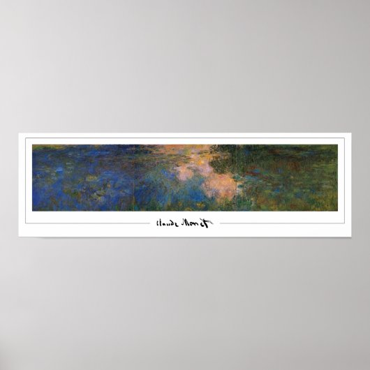 Claude Monet Zedign Art Poster #334 (Voorkant)