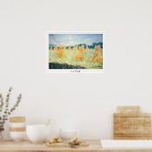 Claude Monet Zedign Art Poster #34-2 (Keuken)