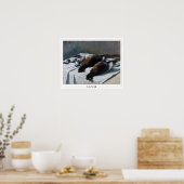 Claude Monet Zedign Art Poster #44-2 (Cuisine)