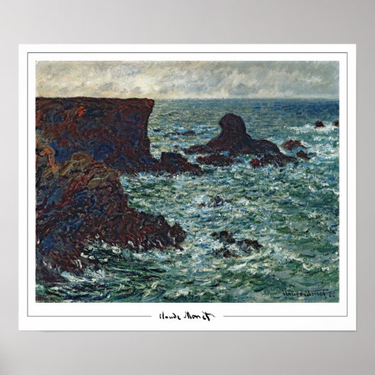 Claude Monet Zedign Art Poster #476-2 (Voorkant)