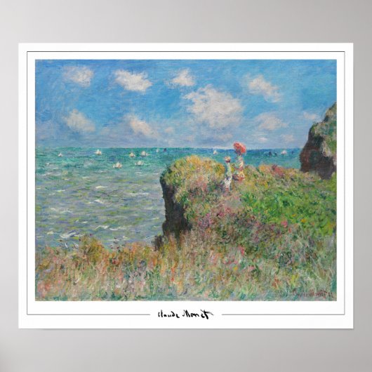 Claude Monet Zedign Art Poster #47-2 (Voorkant)