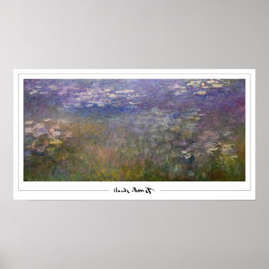 Claude Monet Zedign Art Poster 551-2 (Voorkant)