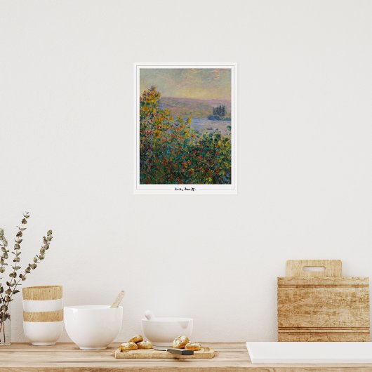 Claude Monet Zedign Art Poster #8-2 (Keuken)