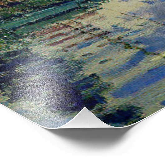 Claude Monet - Zeilboot bij Le Petit-Gennevilliers Foto Afdruk (Hoek)