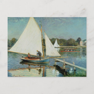 Claude Monet   Zeiling te Argenteuil, c.1874 Briefkaart
