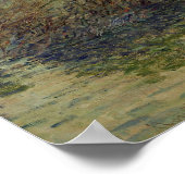 Claude Monet | Zonneafstelling over de zegen Poster (Hoek)