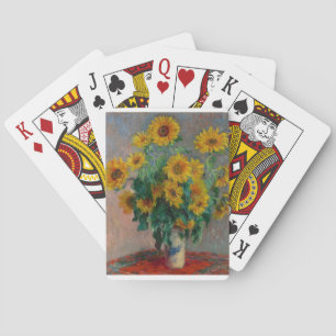 Claude Monet, Zonnebloem Pokerkaarten
