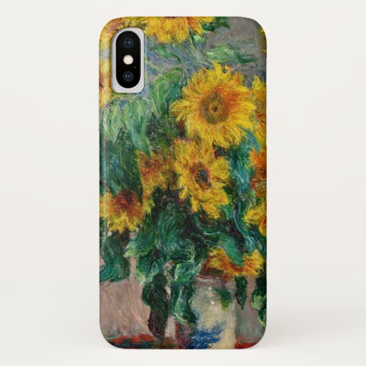 Claude Monet - Zonnebloemen Case-Mate iPhone Case (Achterkant)