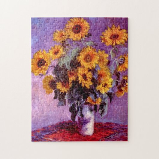 Claude Monet Zonnebloemen Legpuzzel (Verticaal)