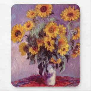 Claude Monet/Zonnebloemen Muismat