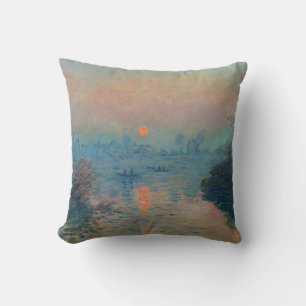 Claude Monet - Zonsondergang op de Seine bij Lavac Kussen