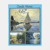 Claude Monet's beroemde schilderijen Fleece Deken (Voorkant)