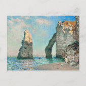 Claude Monet's Étretat Cliffs Briefkaart (Voorkant)