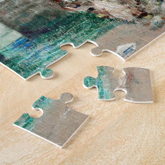 Claude Monet's Étretat Cliffs Legpuzzel (Zijkant)