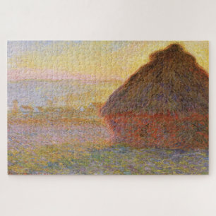 Claude Monets Graanschuur (Zonsondergang) (1890–18 Legpuzzel