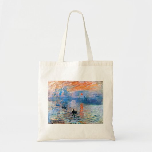 Claude Monet's Impression, Sunrise (1872) Tote Bag (Voorkant)