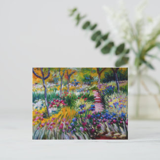 Claude Monet's Iris Garden Postcard Briefkaart