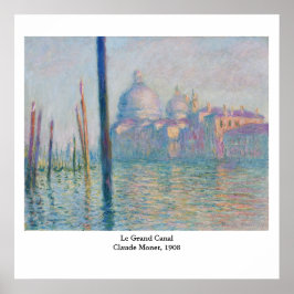 Claude Monet's Le Grand Canal Poster