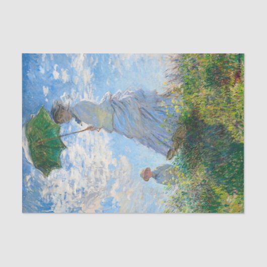 Claude Monet's Madame Monet en haar zoon Tissuepapier (Voorkant)